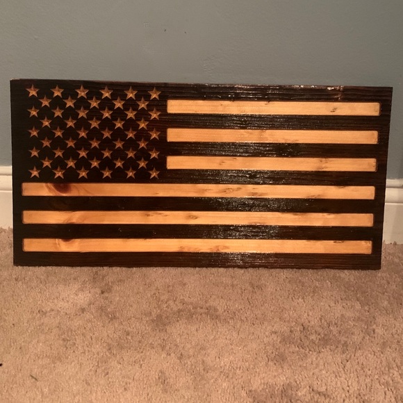 Other - Wood American flag handcrafted